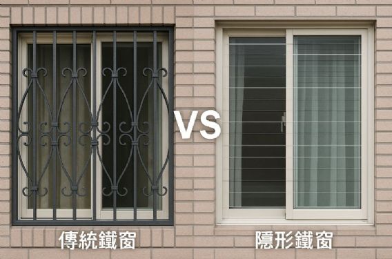 裝潢選窗必看！傳統鐵窗與隱形鐵窗的安全、美觀與通風差異解析